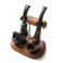 New Best Stand Rack Hold Case Display Wood Pipe For 2 Smoking Pipe Arch 2