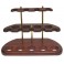 9 Smoking Pipes Stand Rack Hold Case Display Wood Pipe