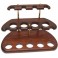 9 Smoking Pipes Stand Rack Hold Case Display Wood Pipe