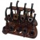 9 Smoking Pipes Stand Rack Hold Case Display Wood Pipe