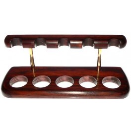 Stand For 5 Smoking Pipe Rack Hold Case Display 