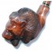 8.12 inch First Class Pipe Hand Carved Tobacco Smoking Pipe Lion