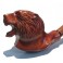 7.8 inch First Class Pipe Hand Carved Tobacco Smoking Pipe Grizzly Bear 