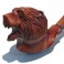 7.8 inch First Class Pipe Hand Carved Tobacco Smoking Pipe Grizzly Bear 