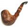 Unique 8.2 inch Hand Carved Deluxe Tobacco Smoking Pipe Eagle