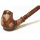 Leather 15.7 inch New Design Unique Hand Carved Long Smoking Pipe Hookah Eagle