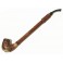 Leather New 15.7 inch Design Unique Hand Carved XXX Long Smoking Pipe Hookah Marine