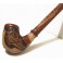 Leather New 15.7 inch Design Unique Hand Carved XXX Long Smoking Pipe Hookah Marine