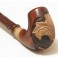 Leather New 15.7 inch Design Unique Hand Carved XXX Long Smoking Pipe Hookah Marine