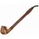 Leather 15.7 inch New Unique Hand Carved XXX Long Smoking Pipe Hookah Ship