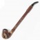 Leather 15.7 inch Design Unique Hand Carved Long Smoking Pipe Hookah Dragon