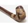 Leather New 15.7 inch Design Unique Hand Carved XXX Long Smoking Pipe Hookah Eagle on Globe
