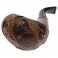 HAND CARVED, Fashion SMOKING PIPE PEAR * EAGLE on Globe * Made by Artisan Handmade Pipe