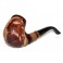 HANDMADE WOODEN NEW TOBACCO SMOKING PIPE HANDCRAFTED UNIQUE * SHIP *