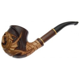 Difficult Hand Carved Large Tobacco Smoking Pipe Pipes * Dragon * for 9 mm filter