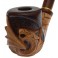 Difficult Hand Carved Large Tobacco Smoking Pipe Pipes * Dragon * for 9 mm filter