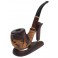 Difficult Hand Carved Large Tobacco Smoking Pipe Pipes * Dragon * for 9 mm filter