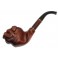 7.8 inch First Class Pipe Hand Carved Tobacco Smoking Pipe Bulldog