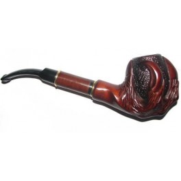 Difficult Carving Wooden HAND CARVED Tobacco Smoking Pipe Pipes For 9 mm filter 