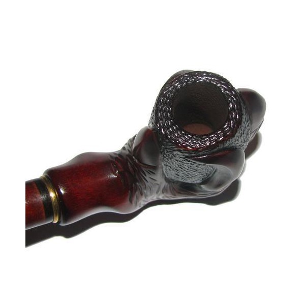 *DRAGON* XXX-Long Hand Carved Tobacco Smoking Pipe/Pipes *fits 9 mm Filter