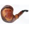 7.3 inch Tobacco Smoking Pipe Lion Head 