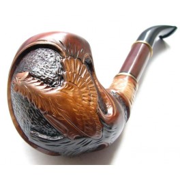 New Capercaillie Bird 7.2 inch Hand Carved Tobacco Smoking Pipe