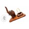 Desktop Smoking Pipe Stand Rack Display Elephan-Male Hand Carved Sculpture