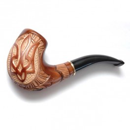 New 5.6 inch Tobacco Smoking Pipe Trident Ukraine Tryzub