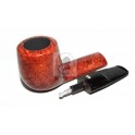 Hand Carved 5.2 inch / 130 mm Tobacco Briar Smoking Pipe Luxury Red Aviator