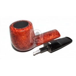 Hand Carved 5.2 inch / 130 mm Tobacco Briar Smoking Pipe Luxury Red Rustic