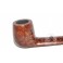 Hand Carved Tobacco Briar Smoking Pipe Luxury Black Rustic 5.2 inch / 130 mm