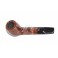 Hand Carved Tobacco Briar Smoking Pipe Luxury Black Rustic 5.2 inch / 130 mm