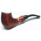 Stone 2 New Hand Carved 6.25 inch Tobacco Smoking Pipe Author