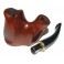 Hand Carved Tobacco Smoking Pipe Poker 5.8 inch Authors