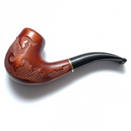 Versailles Unique Hand Carved 6.25 inch Rare Tobacco Smoking Pipe