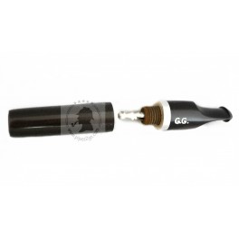 Black Cigarette Holder Mouthpiece for Regular holders With metal cool filter 3.0 inch / 75 mm