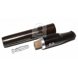 Black Super Slim Cigarette holder Authors Cigarette Holder with metal coll filter 3.6 inch / 95 mm