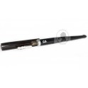 Black Positive Smoking Real Wood Holder for Cigarette Super Slim 5.1 inch  / 130 mm