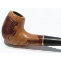 Knight New Hand Carved Wooden Tobacco Smoking Pipe 6.25 inch