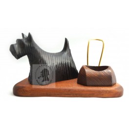 Wooden Stand for Pipe Dog Rack Tobacco Smoking Pipes Hand Carved Sculpture