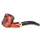 Rounded poker Handmade Tobacco Smoking Pipe For 9 mm. filter 5.5 inch 