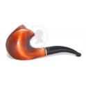 *Button* New Elegant Tobacco Smoking Pipe, Pear tree Wood 140 mm