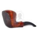 Hand Carved Tobacco Smoking Pipe * Wave * for 9 mm Made by Artisan, handmade