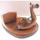 Wooden Universal Hand Carved Stand Case Display *DRAGON* For IPhone PDA SmartPhone