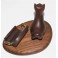 Stand for iPhone etc Mobile Cell Phone Holder Universal Wooden Mobiles * CAT *