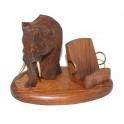 Stand for Mobile Cell Phone Holder Universal Natural Wooden Mobiles * Mammoth *