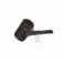 BRIAR Smoking Pipe, tobacco smoking pipe, smoking pipe POKER Black - GG