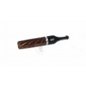 Briar Brown Cigarette Holder Mouthpiece for Slim holders With metal cool filter 3.0 inch / 75 mm