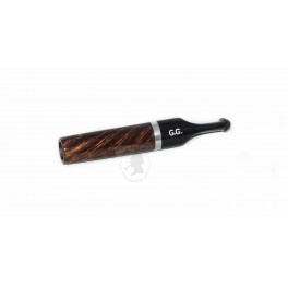 Briar Brown Cigarette Holder Mouthpiece for Slim holders With metal cool filter 3.0 inch / 75 mm