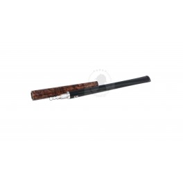 7.6 inch / 190 mm for Super Slim size New Briar Brown Cigarette Holder Mouthpiece holders With + metal cooling filter